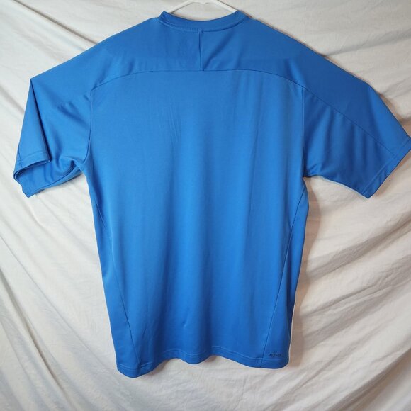 Adidas Men's Blue Active 360 Athletic Shirt Size Large Performance Short Sleeve - Picture 3 of 5
